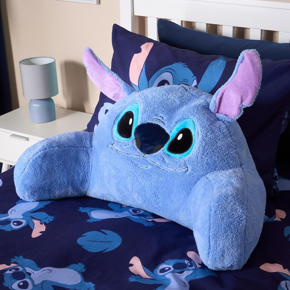 image 1 of OHS Stitch Kids Cuddle Cushion Soft Fleece Reading Pillow