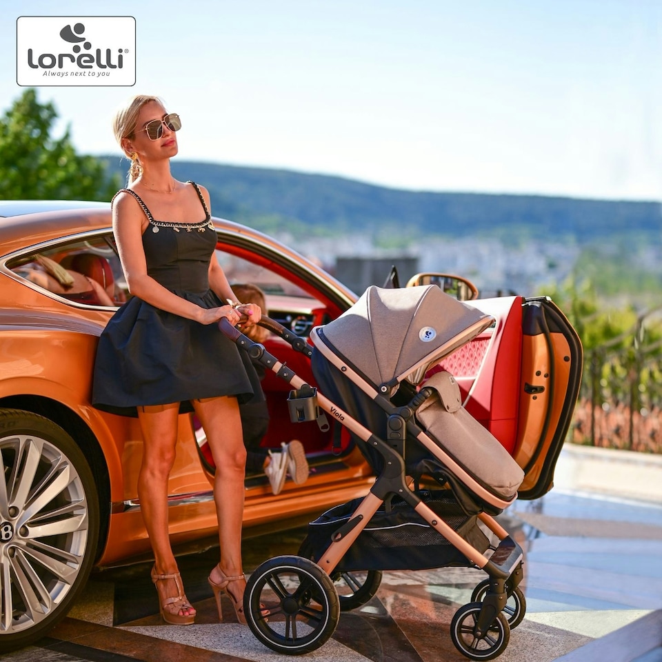 image 1 of Lorelli Viola 3 in 1 Travel System - Pearl Beige N/A