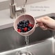 image 4 of Zeal Berry Colander Cup, Melamine Fruit and Berry Strainer, Rose Pink