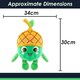 image 2 of Noaks Pinata Smashlings Soft Toy Cute Plushie Huggable Cuddly 30cm Green