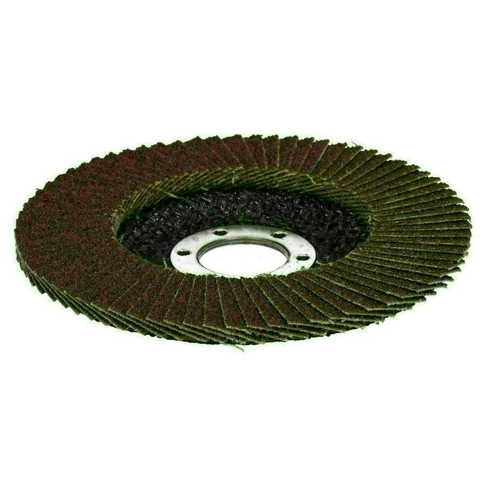 image 1 of 80 Grit Flap Discs Sanding Grinding Rust Removing For 4-1/2" Angle Grinders 20pc