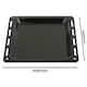 image 2 of SPARES2GO Oven Baking Tray Large Enamelled Pan Cooker Stove (448mm x 360mm x 25mm)
