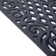 image 4 of Nicoman Victorian Style Rubber Outdoor Door Mat Grey 75 x 44cm