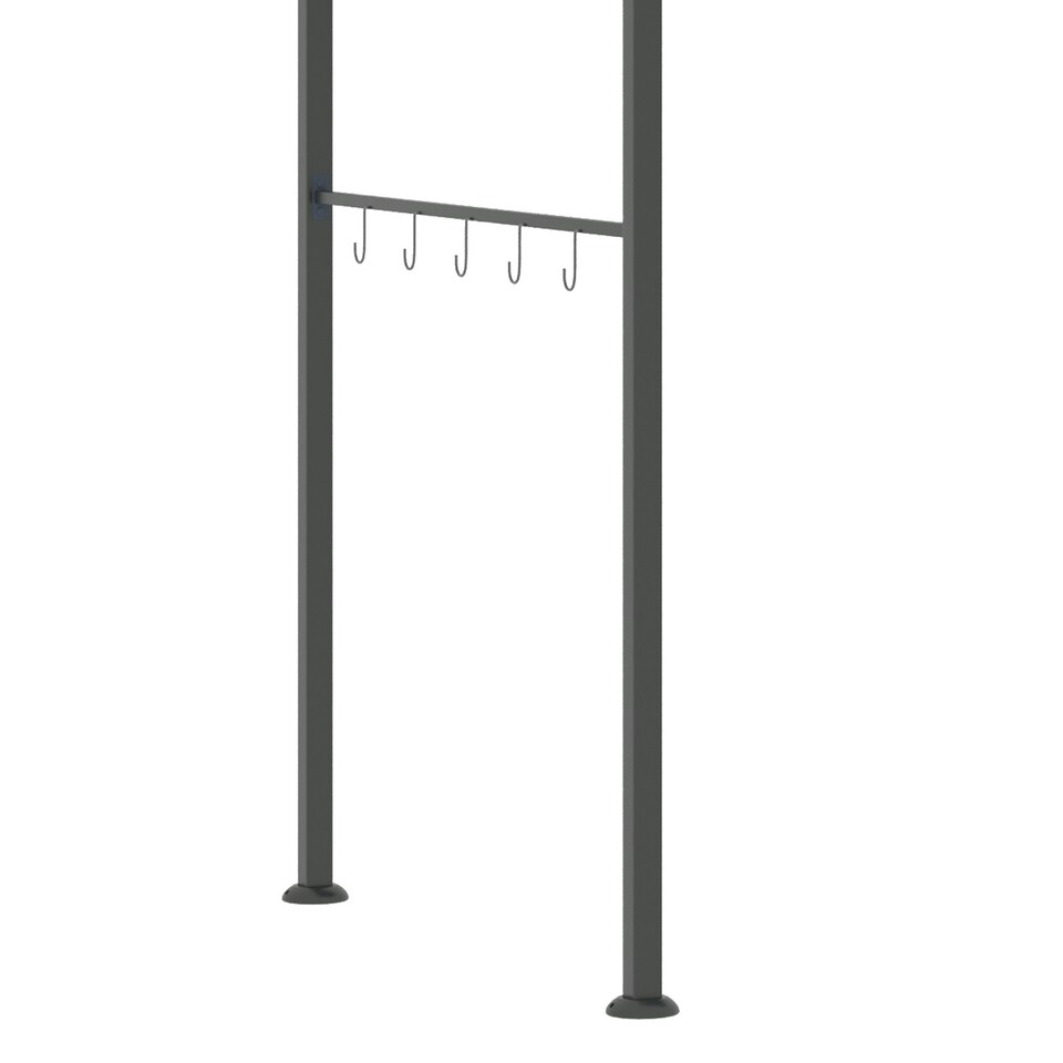 image 1 of Outsunny 2.2 x 1.5 m BBQ Gazebo Tent Sun Shade with Canopy, Grey