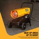 image 3 of JCB 140,000BTU / 37kW Diesel Space Heater, 800m³ Coverage, Kerosene or Diesel, Thermostat JCB-SH140D
