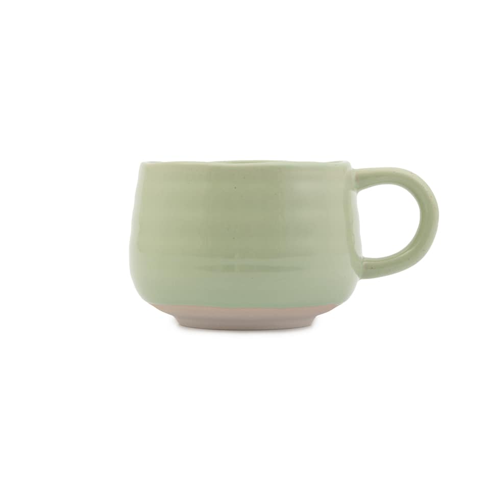 image 1 of Jamie Oliver Big Love Green Stoneware Mugs, Set of 4, 375ml | Green | Green