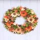 image 1 of Sunny Meadow Floral Wreath 32cm