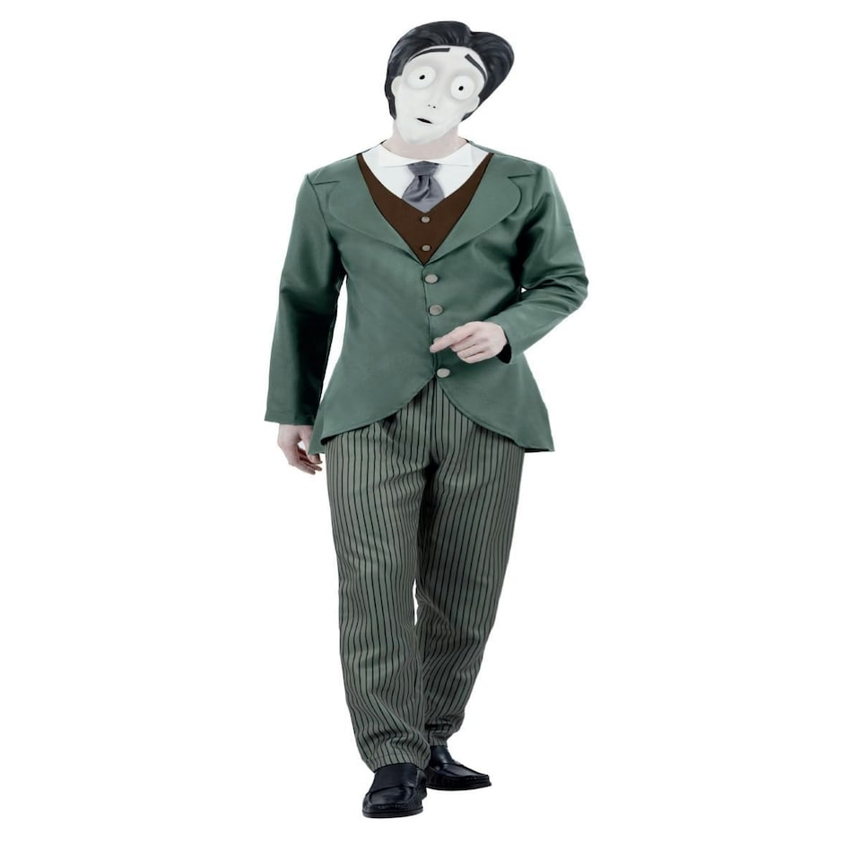 Corpse Bride, Victor Van Dort Groom Costume, Mask, - XL - Costumes - ADULT | Multi