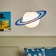 image 2 of BHS Glow Saturn Ceiling Pendant Light, Blue