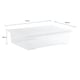 image 7 of Wham Crystal 4 x 46L Stackable Plastic Storage Boxes with Lids Clear Clear