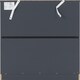 image 5 of Dakota 4 Drawer Chest Grey | Dark Grey
