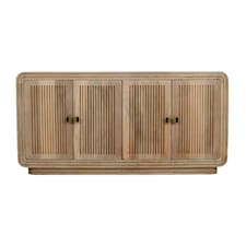 Rayne Mango Wood 4 Doors Large Sideboard Brown