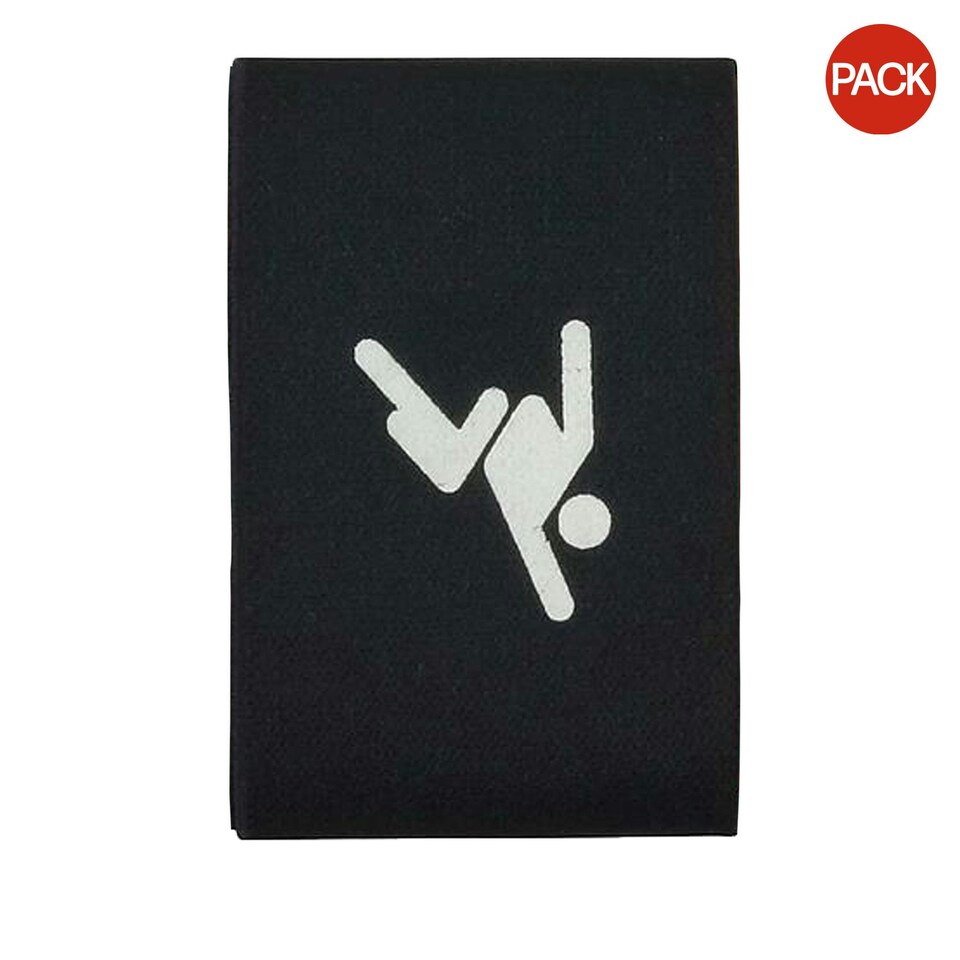 image 1 of Precision Shin Guard Stays (Pack Of 2) - Black - One Size