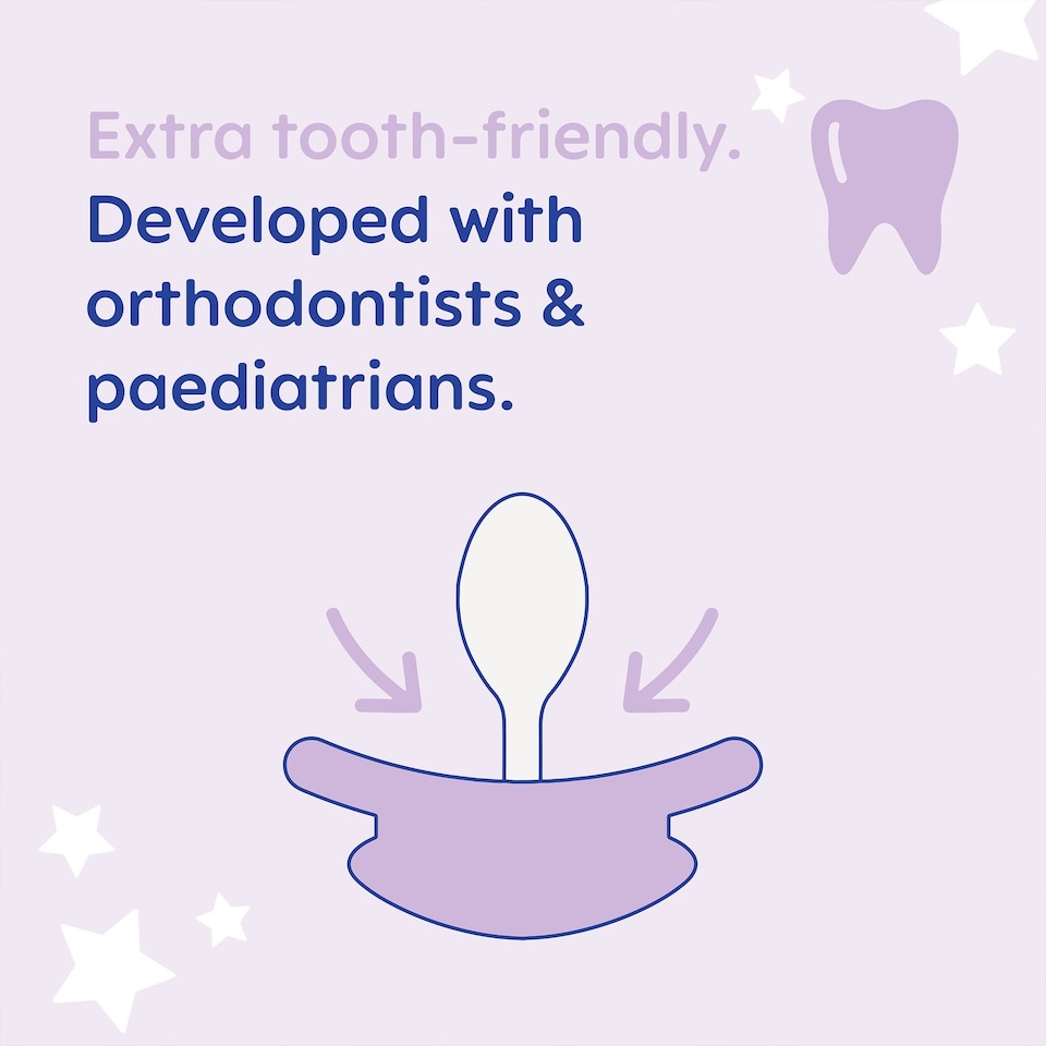 image 1 of 2 x MAM Perfect Night Baby Soother Dummies 2-6 Months Silicone Pack of 2 Unisex | Multi