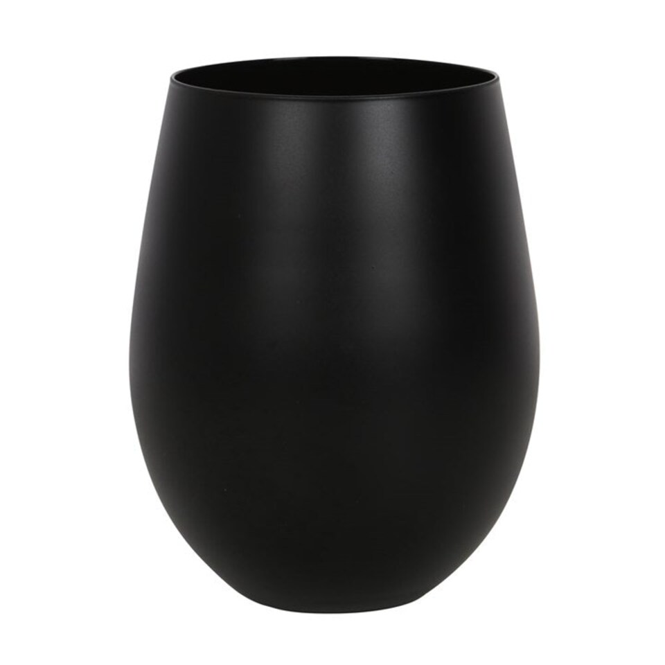 image 1 of Something Different Pick Your Poison Stemless Wine Glass - Black/White - One Size