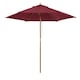 image 1 of Outsunny 2.5m Garden Parasol Sun Shade Patio Outdoor Umbrella Canopy