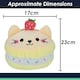 image 7 of Macaroon Cat Soft Toy Cute Plushie Huggable Cuddly Stuffed Toy 23cm Yellow