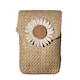 image 2 of Solis Adult Unisex Rattan Style Carry Bag - Beige - One Size Brown
