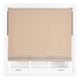 image 2 of FURNISHED Thermal Blackout Roller Blinds with Diamante Edge Made to Measure Window Shade | Brown | Cappuccino | (W) 210cm x (L) 165cm