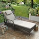 image 1 of VENTURA Rattan Sun Lounger with Adjustable Recline | Grey | Grey | One Size