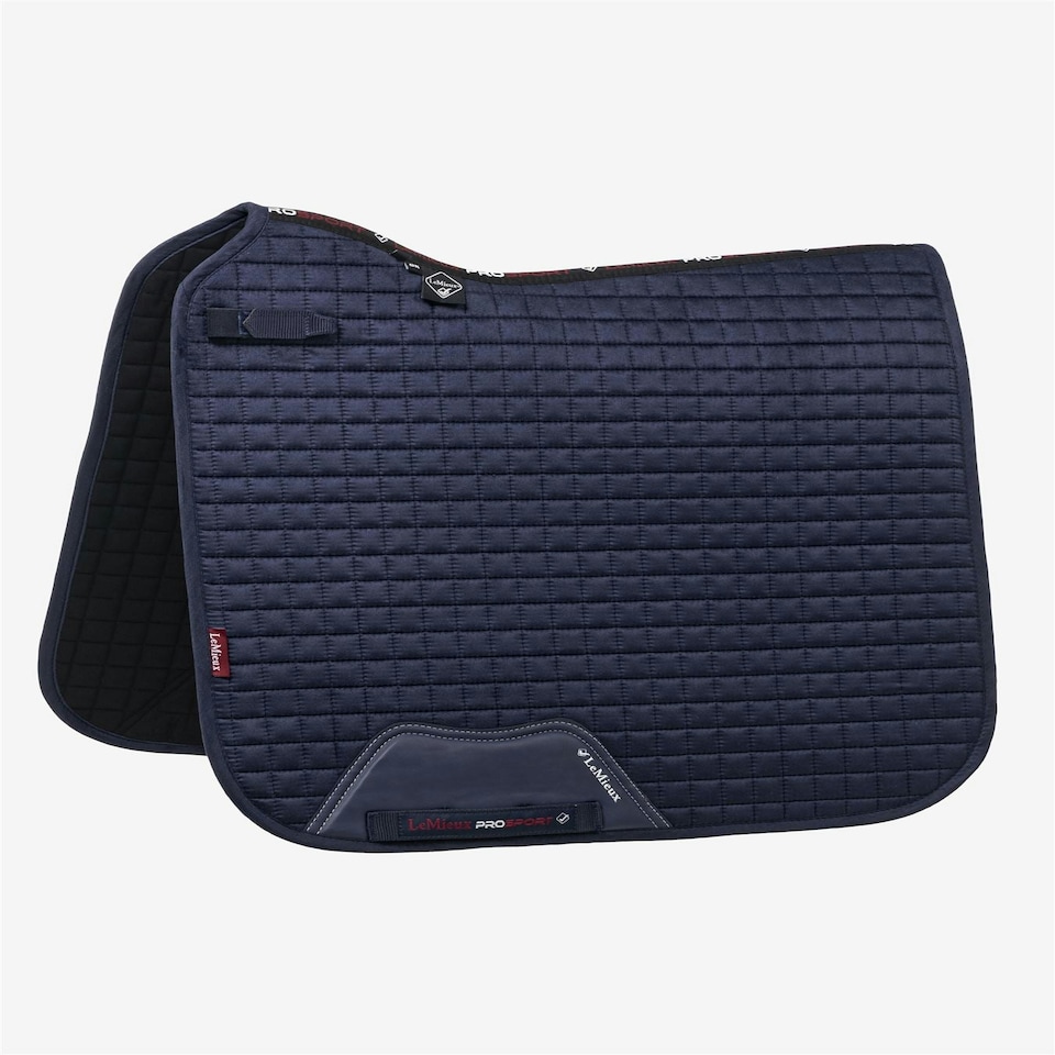 image 1 of LeMieux Suede Dressage Square Blue | X-Large