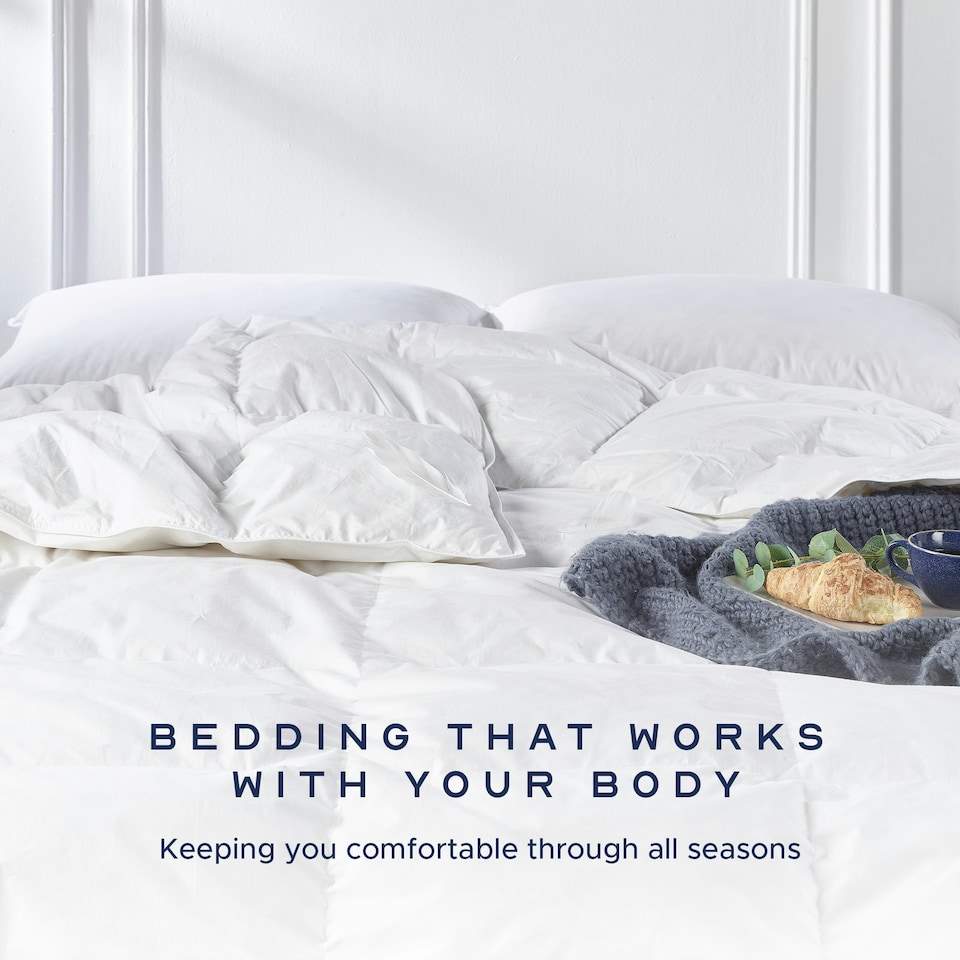 image 1 of Snuggledown Goose Feather & Down Duvet, 10.5 Tog, Super King | White