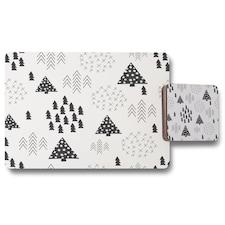 scandinavian style christmas placemat coaster set | Multi