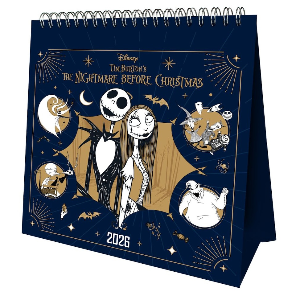 THE NIGHTMARE BEFORE CHRISTMAS 2026 DESK EASEL CALENDAR - PRE-ORDER