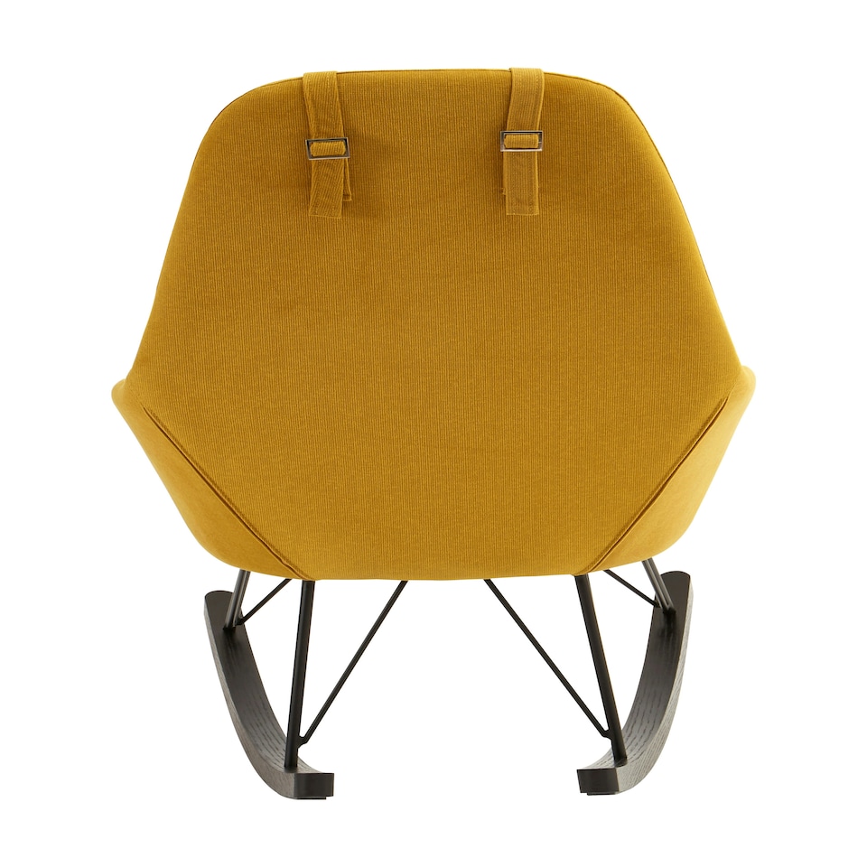 image 1 of Interiors by Premier Kolding Yellow Rocking Chair Yellow