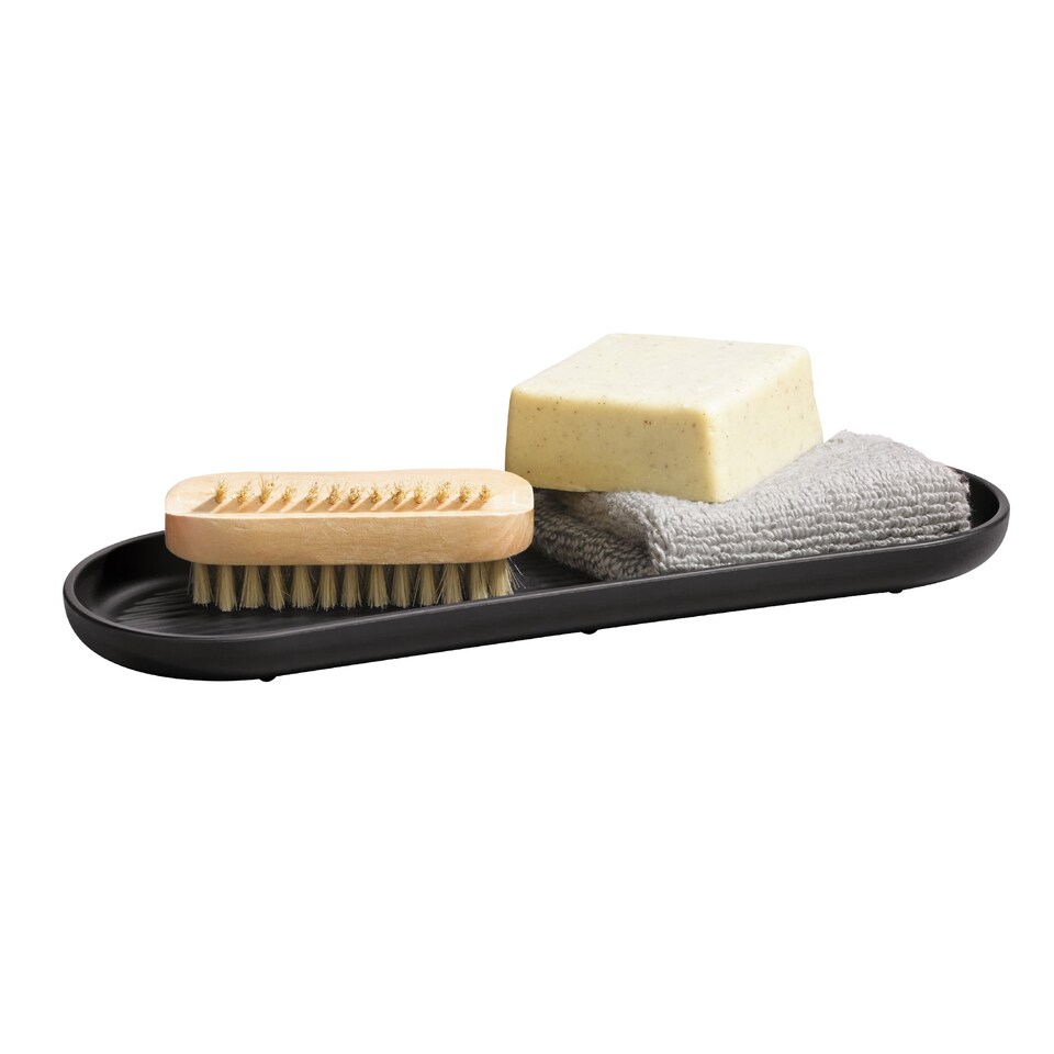 image 1 of ReBorn Recycled Bathroom Tray Black