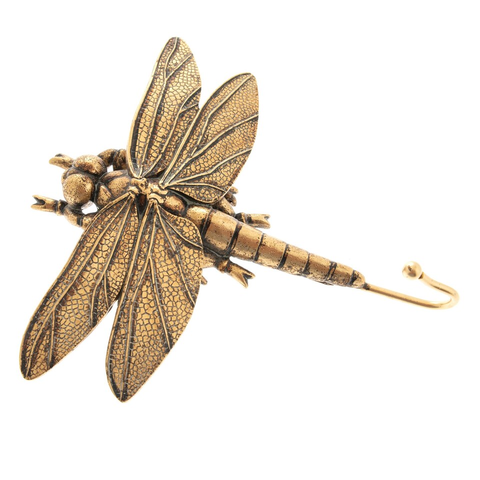 image 1 of Hestia Resin Dragonfly Wall Hook
