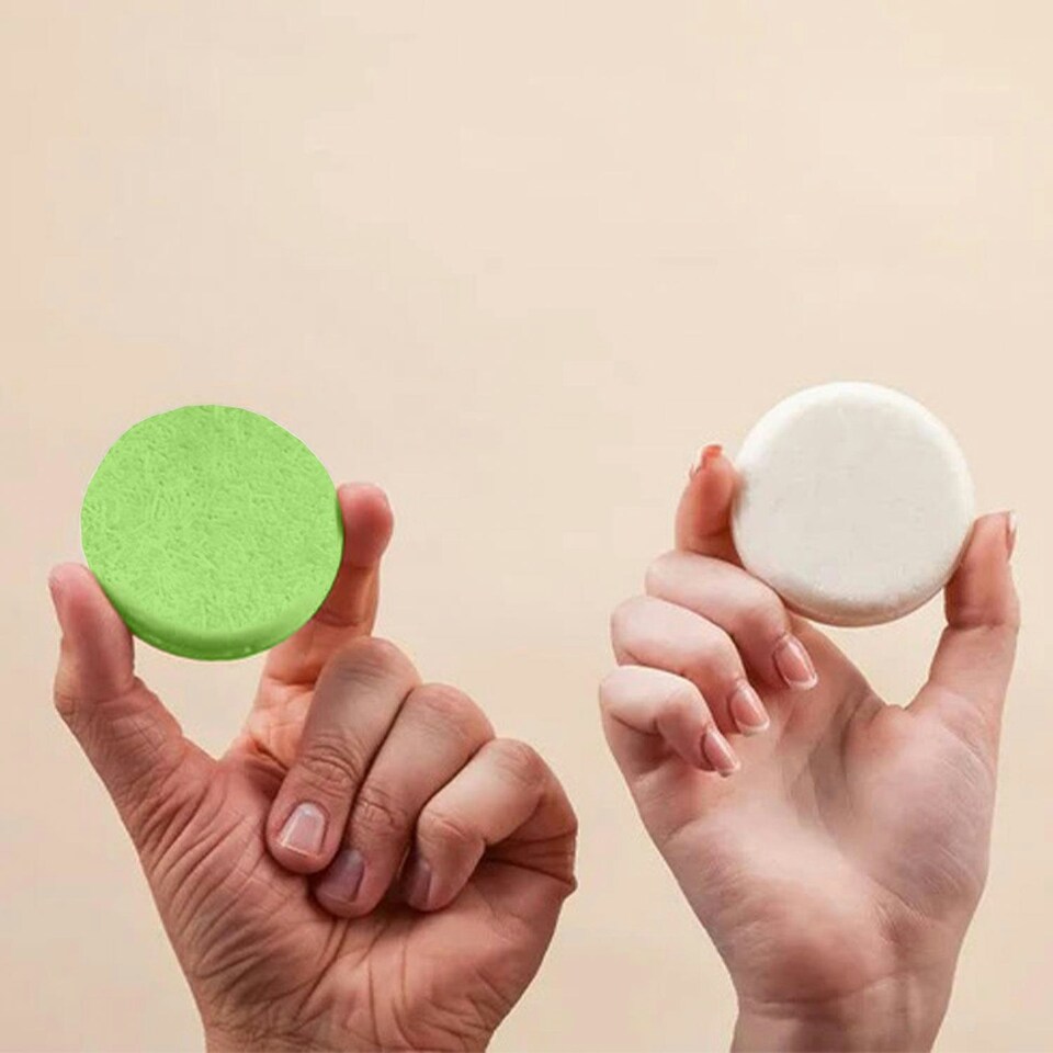 image 1 of Skin Care Shampoo Bar with Plant Extract - Peppermint, Anti-dandruff