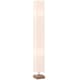 image 1 of HOMCOM 120cm Tall Linen Floor Lamp Wood Base Steel Frame Stylish Home Lighting