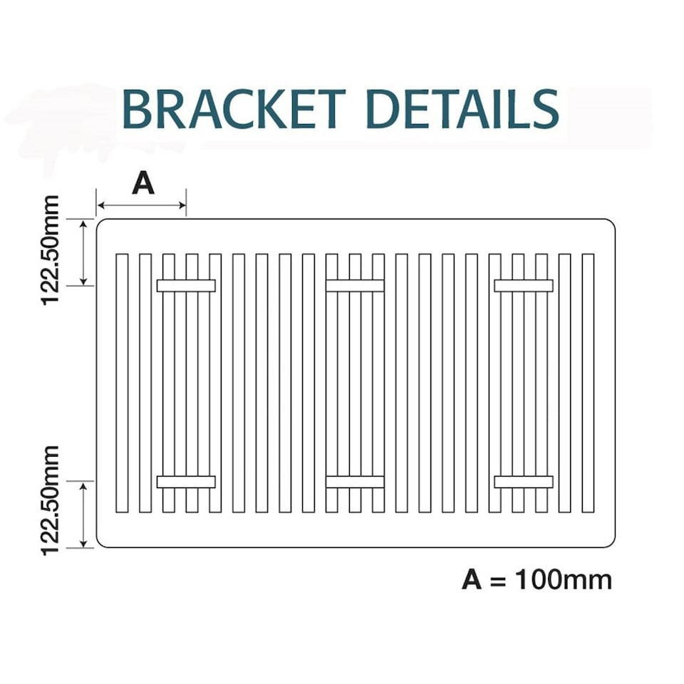 image 1 of 500mm (H) x 1300mm (W) - Type 11 Radiator - Single Panel Convector - White Enamel (RAL 9016) - (0.5m x 1.3m) (20" x 51")