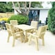 image 4 of Heavy Duty Table and Chair Set - 1 Square Table - 4 Chairs - 4 Seater