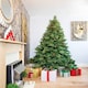 image 4 of 7FT Californian Boulder Bushy Look Luxurious Forest Green Artificial Christmas Tree Pine Cones Hinged Branches | Green | Green | 7ft