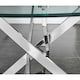 image 3 of Furniturebox Novara Chrome Round Glass Dining Table