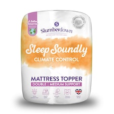 Slumberdown Sleep Soundly Climate Control Mattress Topper, Double