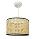 image 2 of Kona - Natural Rattan 25 cm Easy Fit Pendant Shades | Cream | Medium | 1