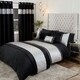 image 2 of Capri Polycotton Duvet Cover Set With Pillowcase Silver | Double