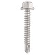 image 1 of Timco - Metal Construction Light Section Screws - Hex - Self-Drilling - Exterior - Silver Organic (Size 5.5 x 50 - 100 Pieces)