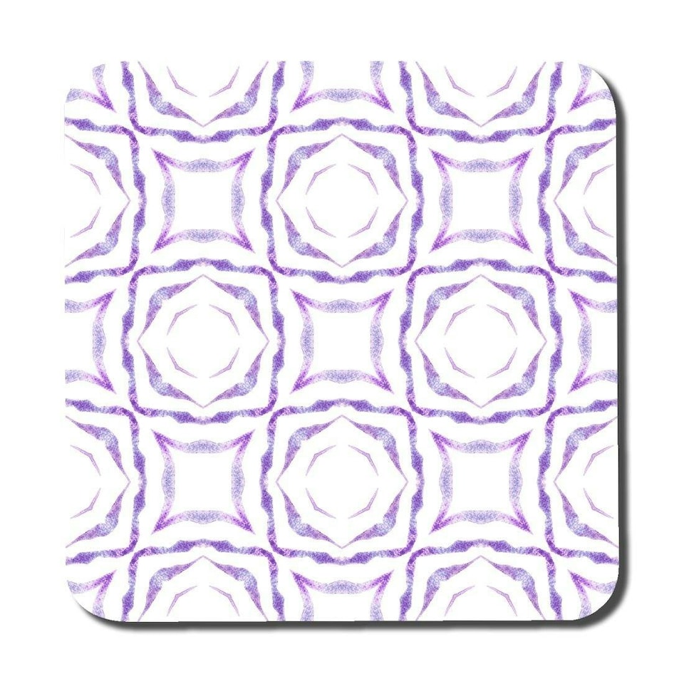 image 1 of Purple brilliant boho (Coaster)