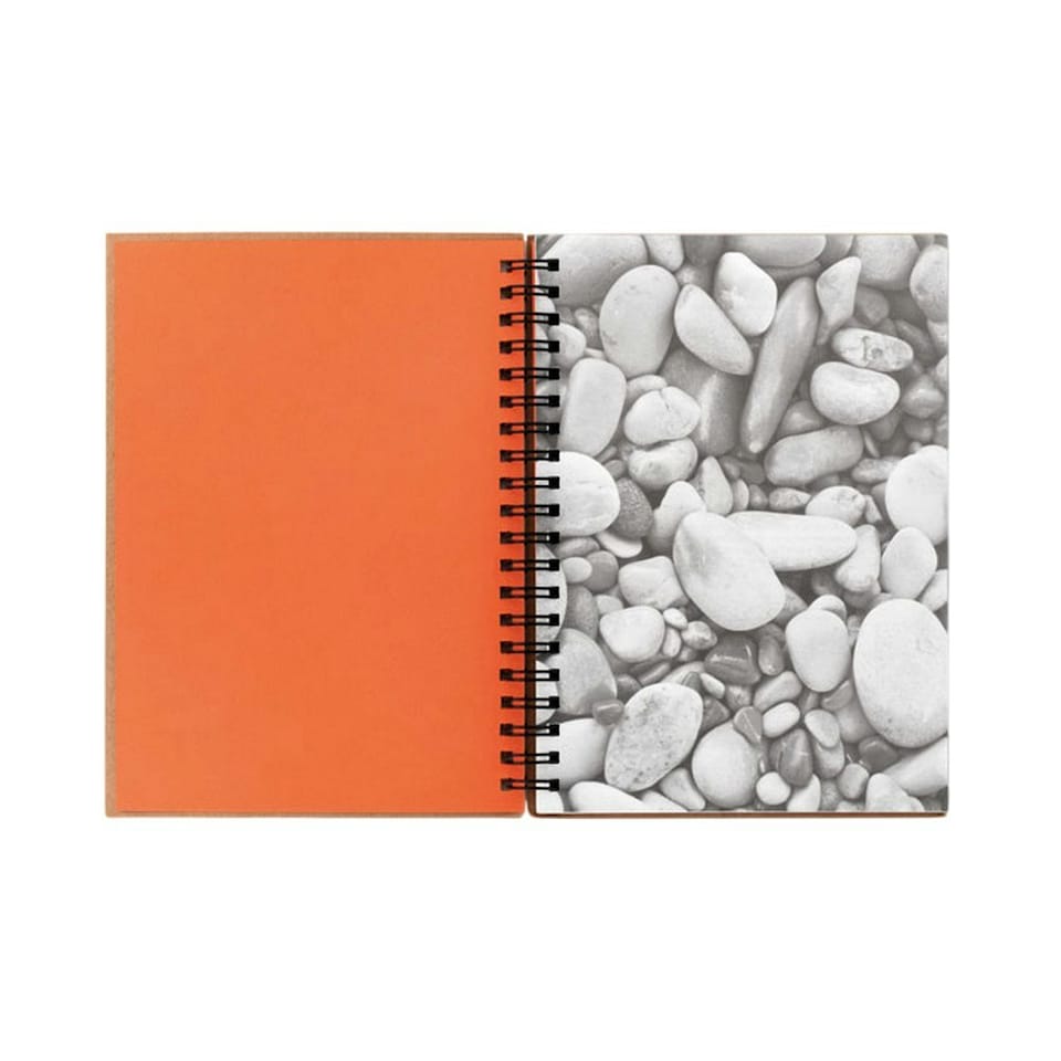 image 1 of MidOcean Piedra Paper Notebook - Orange - One Size