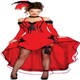 image 1 of Fancy Dress Adult Can-Can Lady Red Black - S