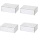 image 3 of 50 x White 15x12x2.5" Strong Single Wall Die Cut Packing Shipping Boxes White