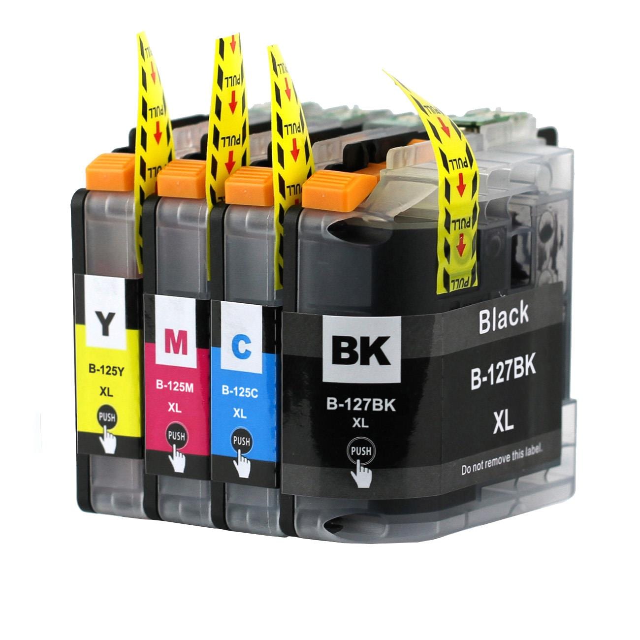 1 Set of XL Compatible Brother LC127 & LC125 Printer Ink Cartridges