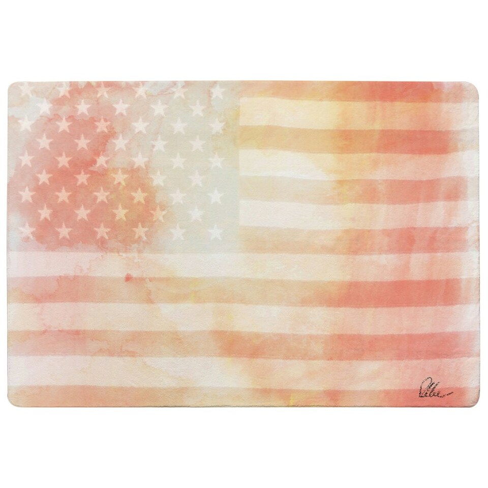 image 1 of American Flag Subtle (Rug) Red | XL: 160x230cm