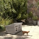 image 6 of PawHut Outdoor Cat House with Openable Top, Asphalt Roof, Window, Grey