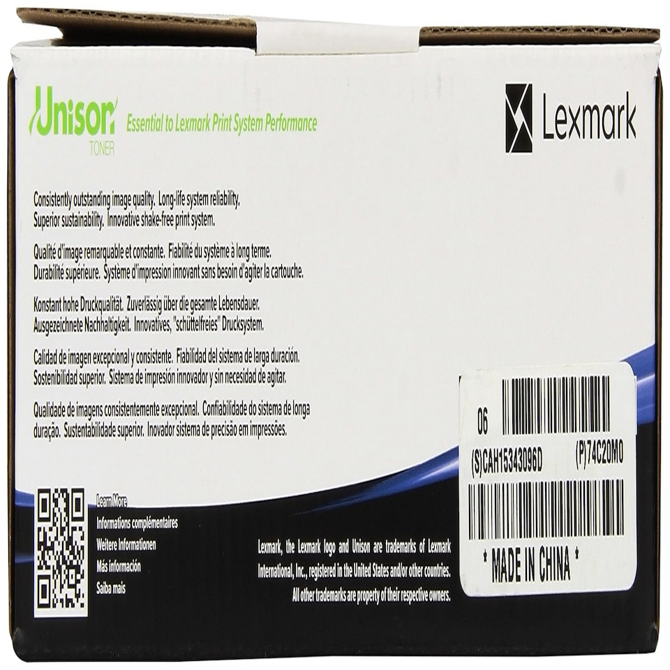 image 1 of Lexmark 74C20M0 Original Laser Toner - Magenta