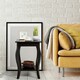 image 4 of COSTWAY End Table Living Room Accent Table Sofa Side Table Brown